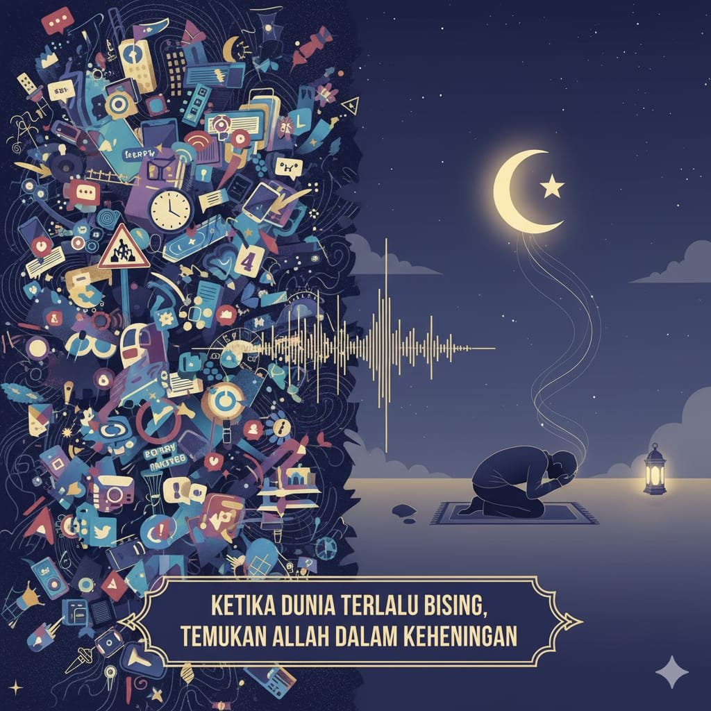 Ketika Dunia Terlalu Bising, Temukan Allah dalam Keheningan